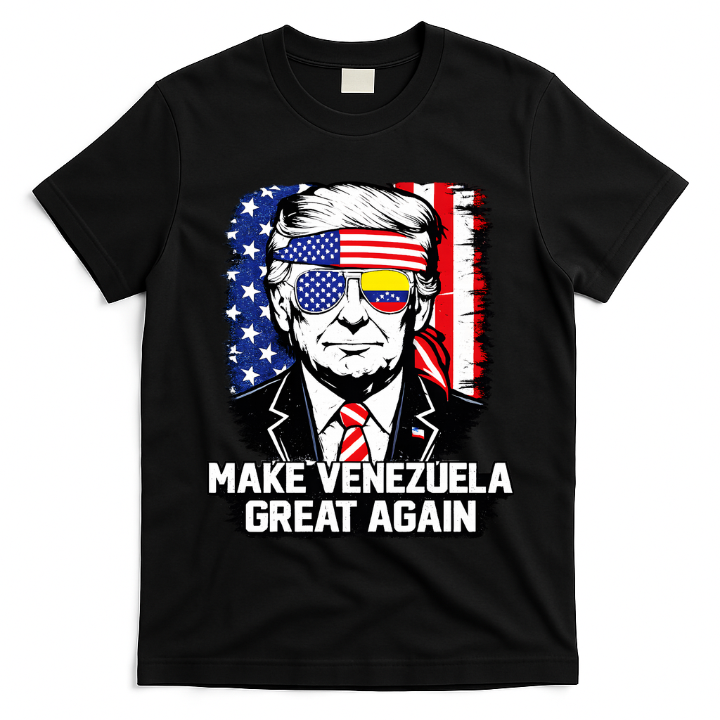 Trump Make Venezuela Great Again Flag T-Shirt