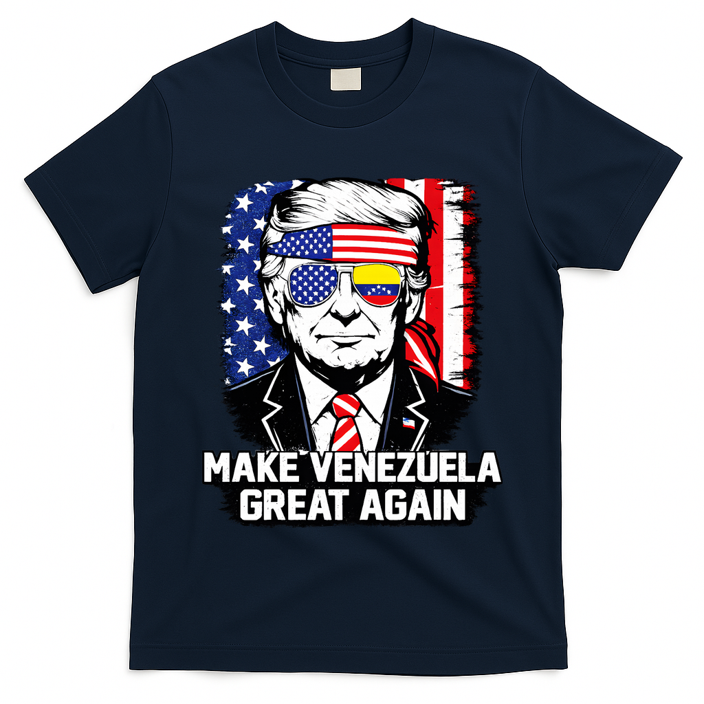 Trump Make Venezuela Great Again Flag T-Shirt