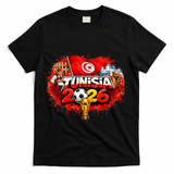 TUNISIA North America Soccer Tournament 2026 T-Shirt - Black