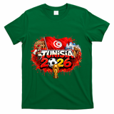 TUNISIA North America Soccer Tournament 2026 T-Shirt - Green