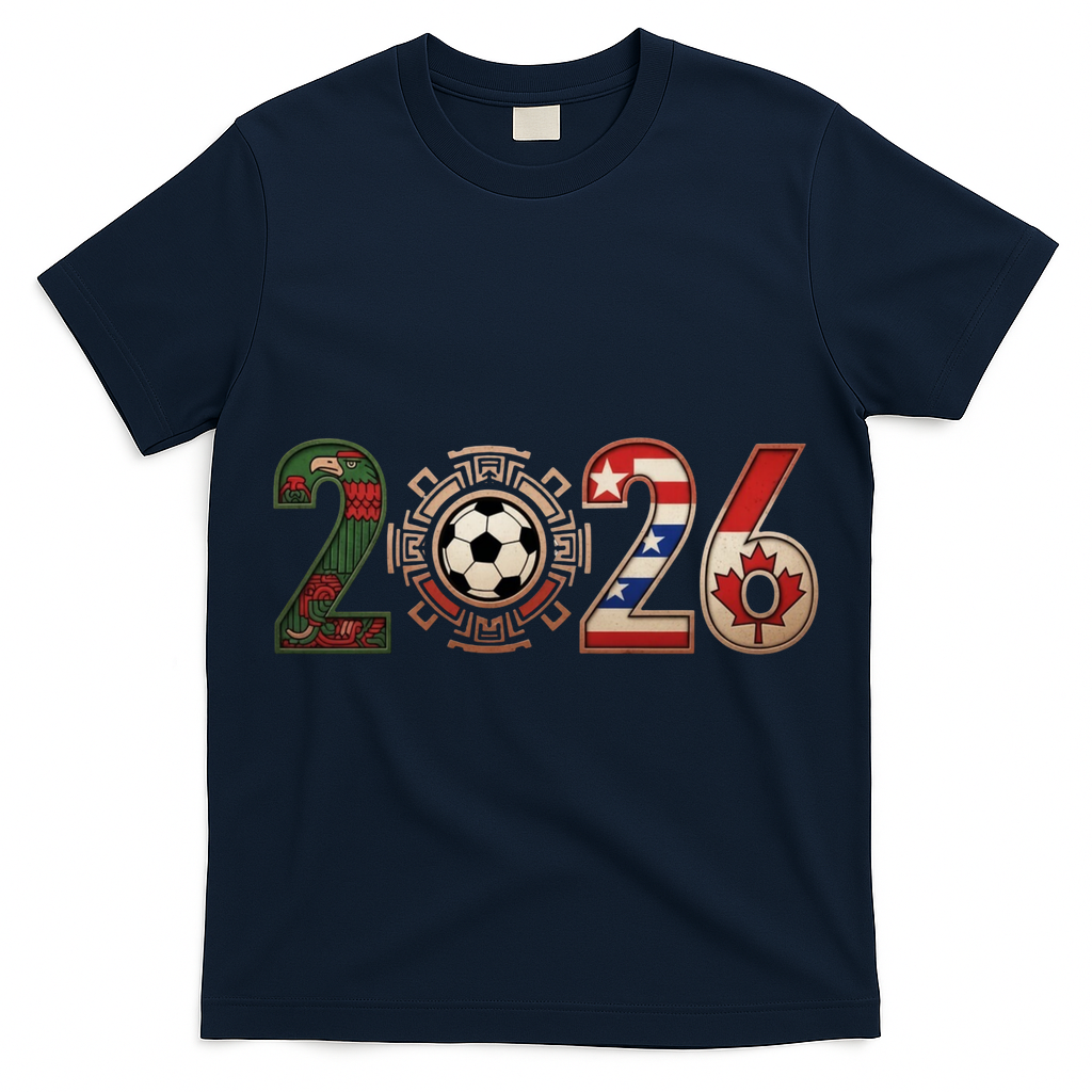 Three Nations One Game 2026 Soccer Cup T-Shirt