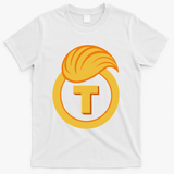 Trump Official Meme Coin Crypto President T-Shirt - White