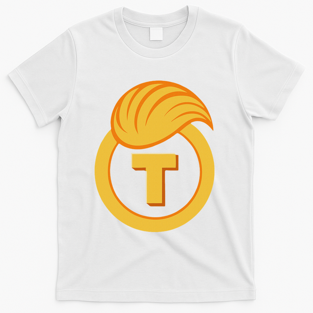 Trump Official Meme Coin Crypto President T-Shirt - White