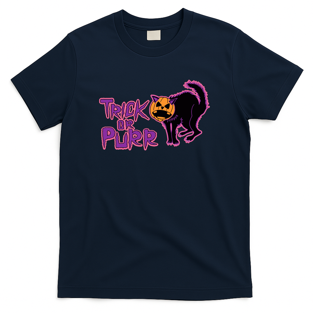 Trick Or Purr - Navy