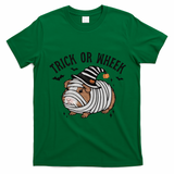 Trick Or Wheek Halloween Guinea Pig T-Shirt - Irish Green