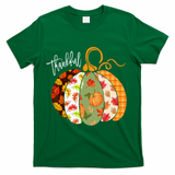 Thankful Pumpkin Fall Autumn Cute Halloween T-Shirt - Green