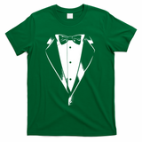 Tuxedo Party Humor Vintage Funny Tux Joke Concert Festival T-Shirt - Green