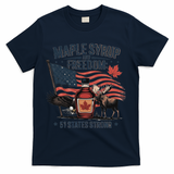 Trump Q Canada 51st State Of Usa T-Shirt - Navy