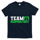 Team Respiratory Respirotary Therapist funny T-Shirt - Navy