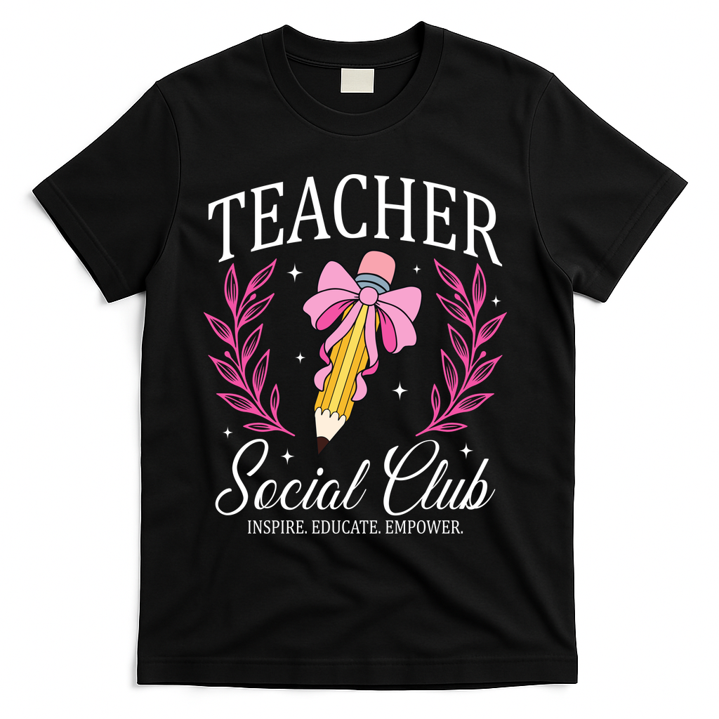 Teacher Social Club T-Shirt - Black