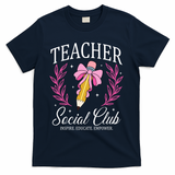 Teacher Social Club T-Shirt - Navy