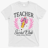 Teacher Social Club T-Shirt - White