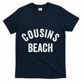 The Summer Cousins Beach I Turned Pretty College Letters T-Shirt - Navy