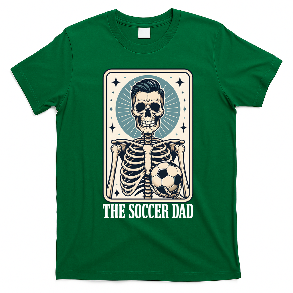 The Soccer Dad Skeleton T-Shirt - Irish Green