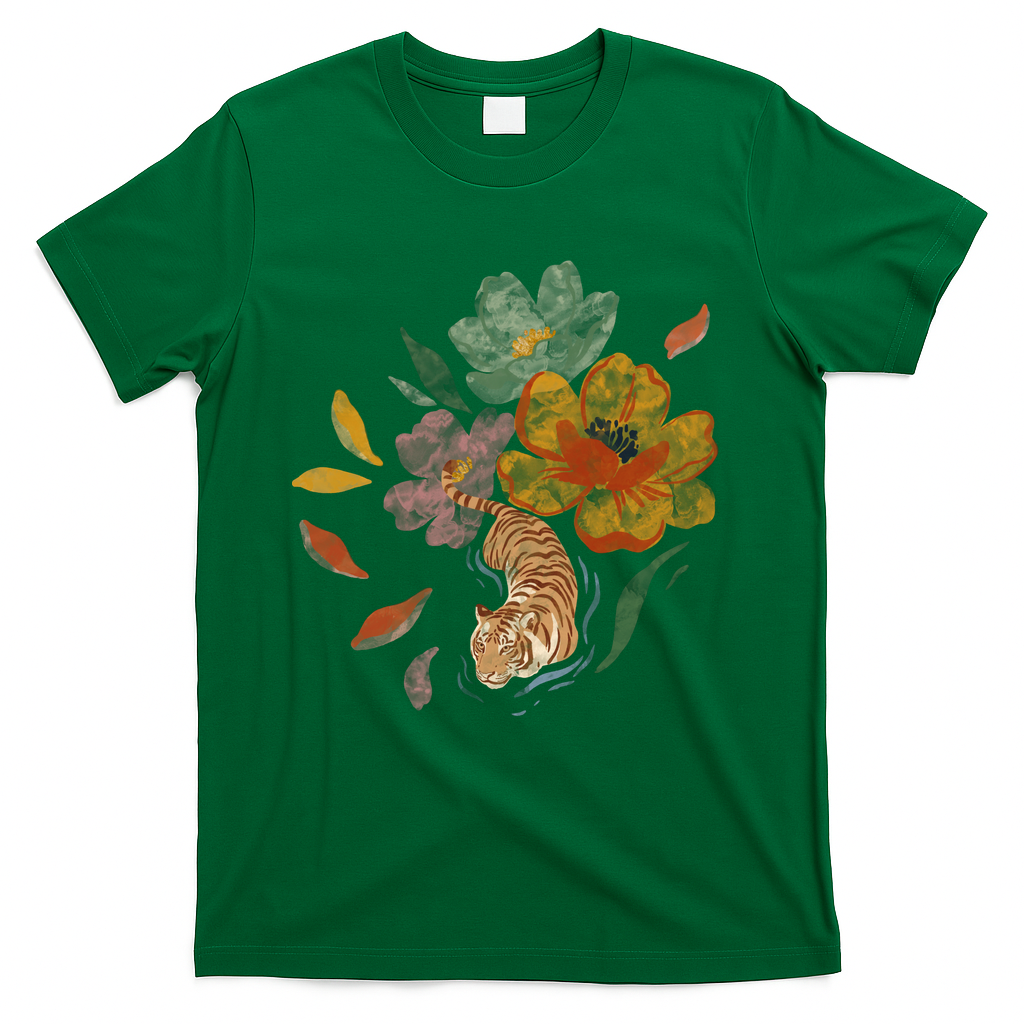 Tiger Swim Floral Serenity - Green