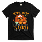 Tu School Nurse Thanksgiving Turkey Lover Costume Fall T-Shirt - Black