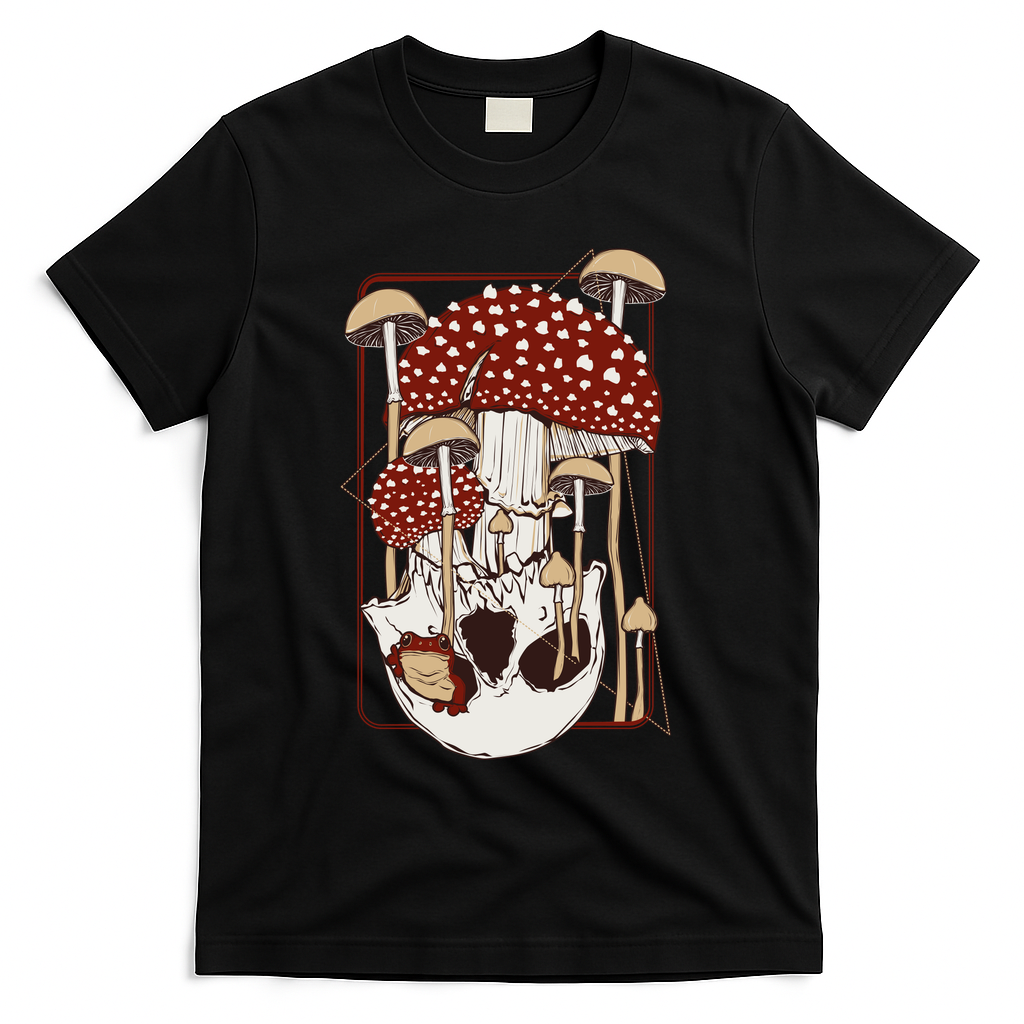Toadstool Smirk - Black