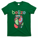 Tropical Summer Toucan Bird Colorful Belize Souvenir T-Shirt - Green