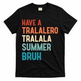 Tralalero Tralala Brainrot Teacher Last Day Of School T-Shirt - Black