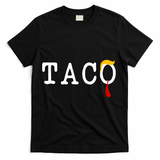 Taco Trump Donald Hair Tie Logo Funny Trending T-Shirt - Black