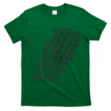 Tire Track Funny Halloween T-Shirt - Irish Green
