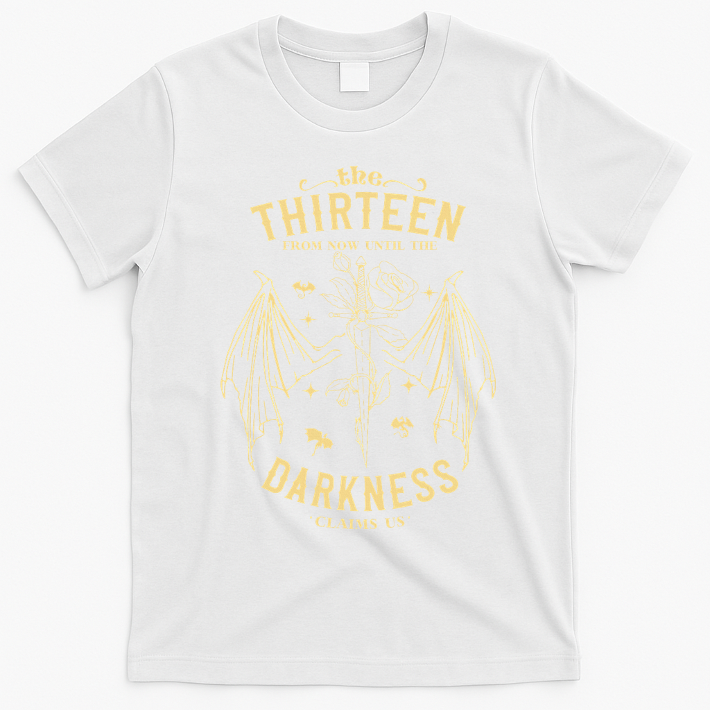 The Thirn From Now Until The Darkness Claims Us T-Shirt - White