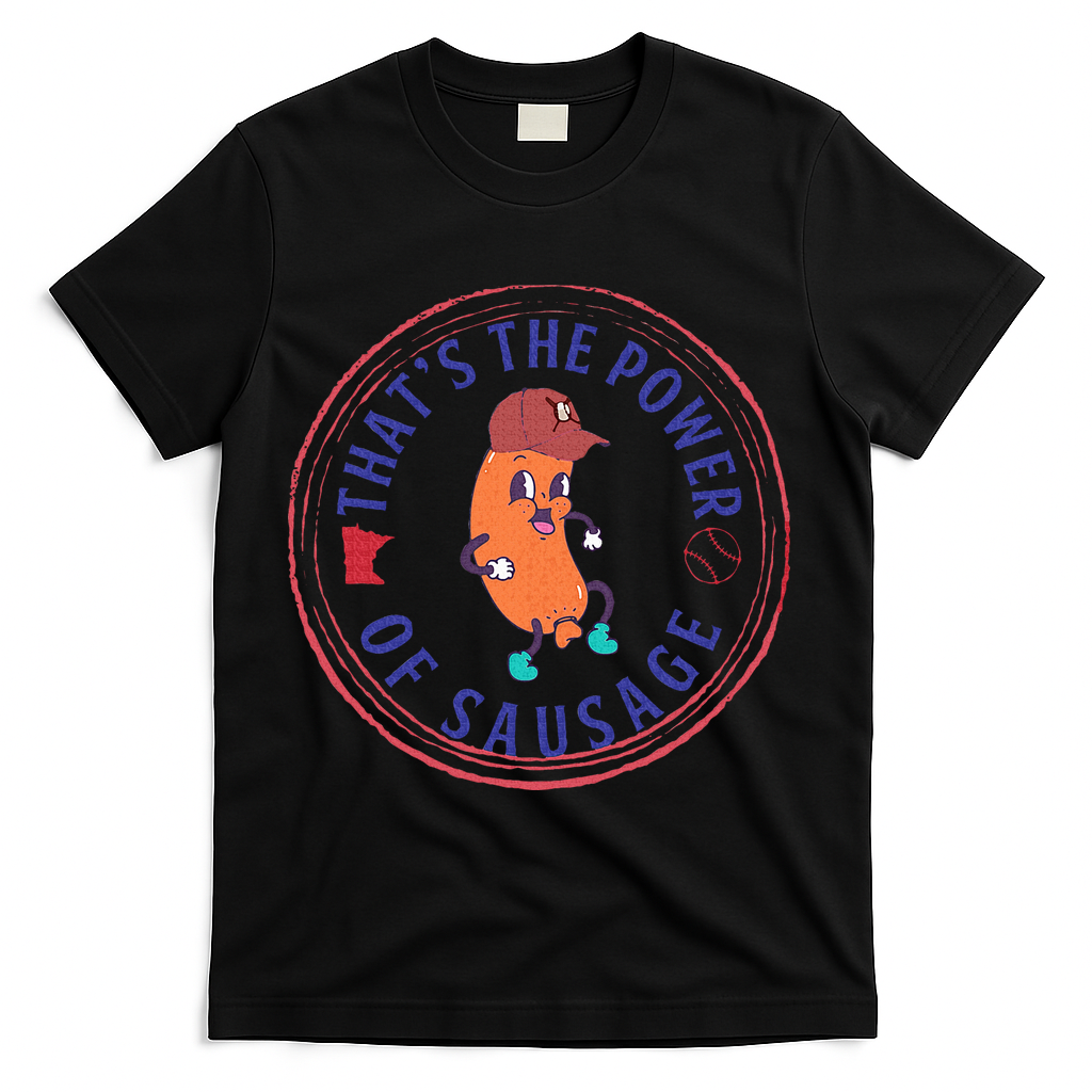 ThatS The Power Of Sausage Summer Sausage T-Shirt - Black