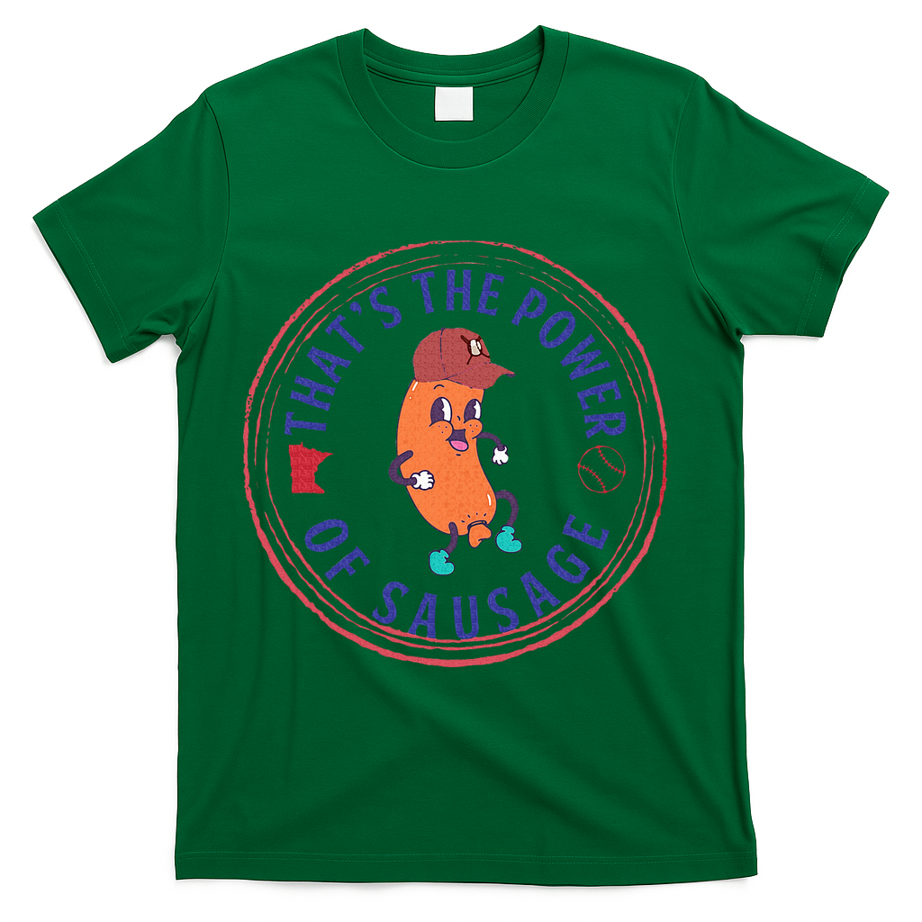 ThatS The Power Of Sausage Summer Sausage T-Shirt - Green