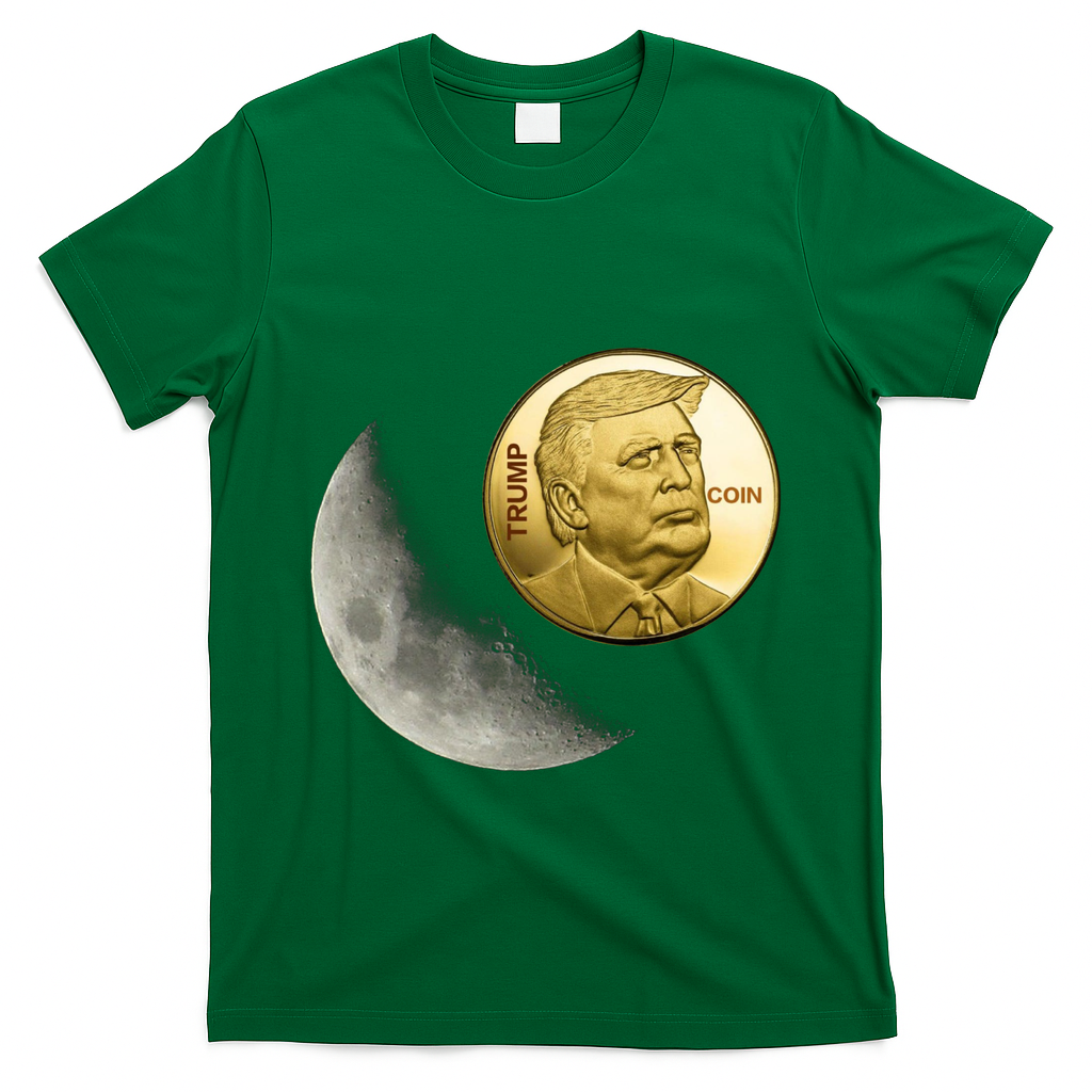 $Trump To The Moon T-Shirt - Green