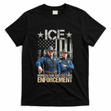 Trump Vance Ice Immigration And Customs Enforcement T-Shirt - Black
