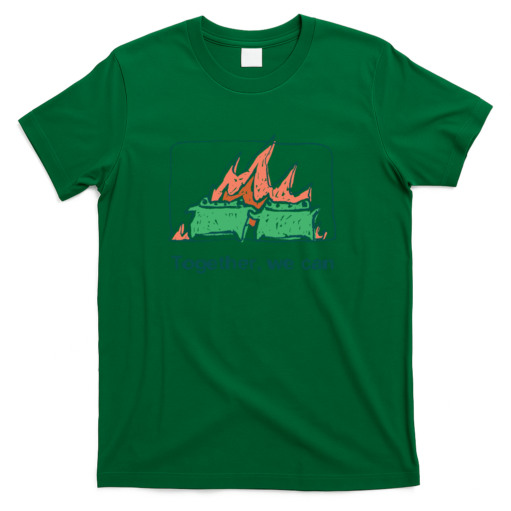 Together we can frog - Green