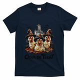 Tonight We Fly Halloween Chicken Fall Farm Animals T-Shirt - Navy