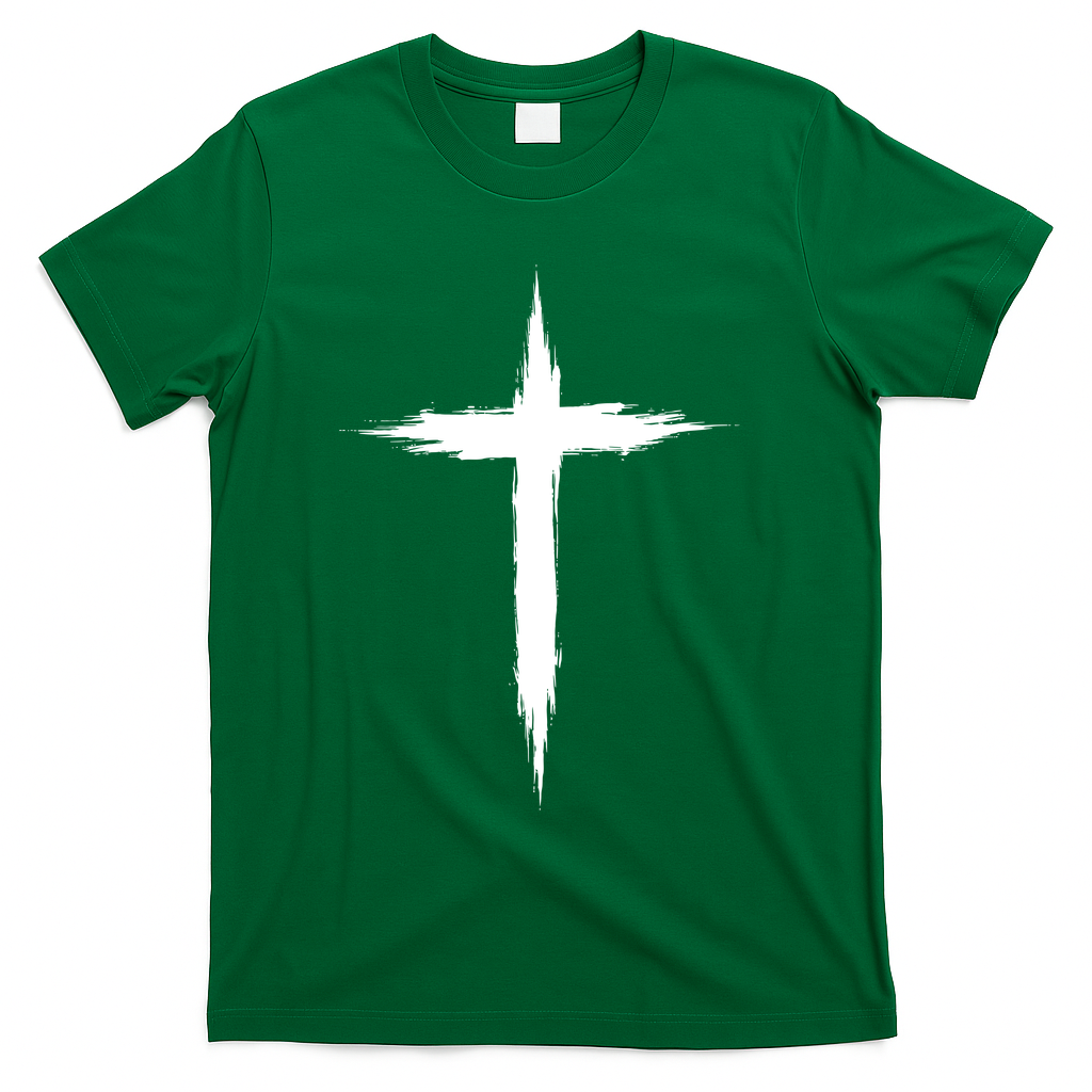 The Way The Truth The Life John 3:16 Front And Back T-Shirt - Green