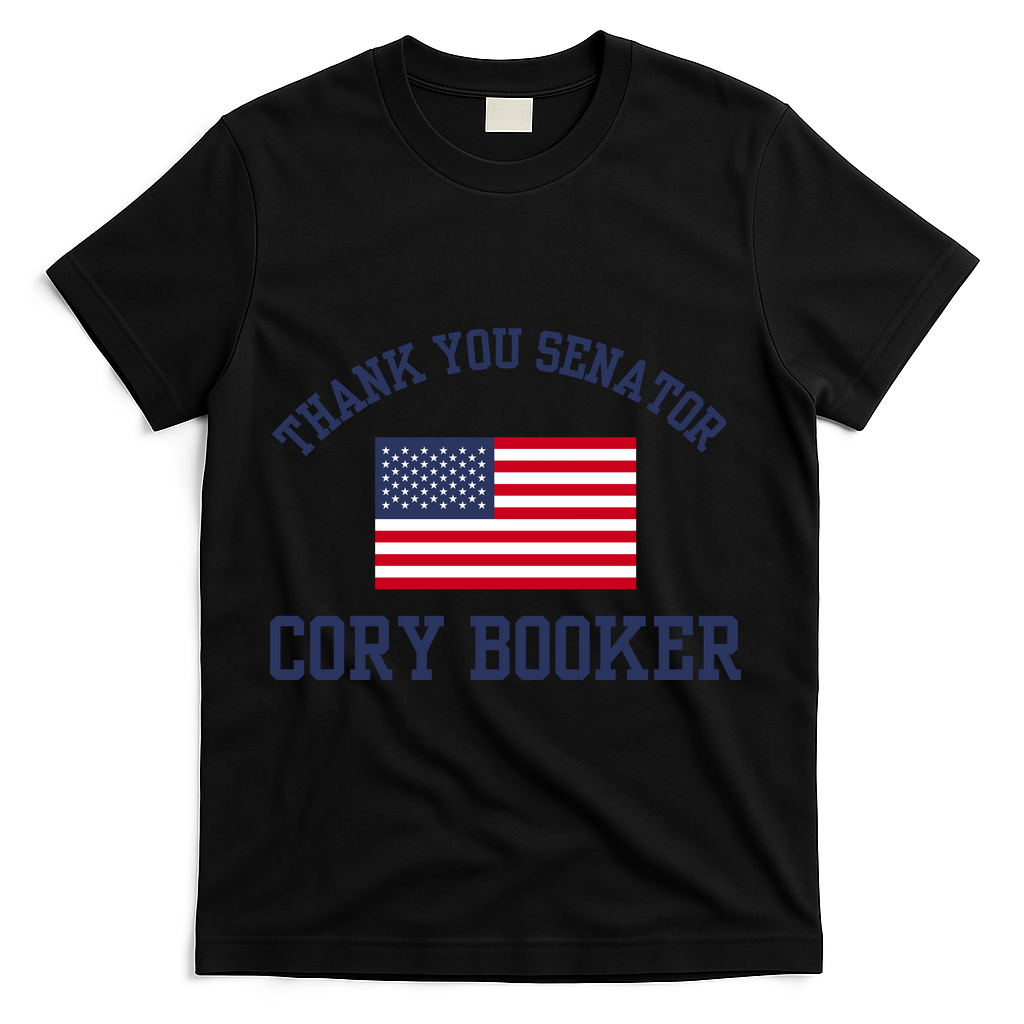 Thank You Senator Cory Booker T-Shirt - Black
