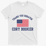 Thank You Senator Cory Booker T-Shirt - White