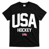 USA American Flag Hockey T-Shirt
