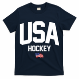 USA American Flag Hockey T-Shirt