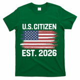 U.S. CITIZEN EST 2026 American Flag T-Shirt