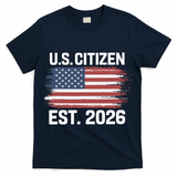 U.S. CITIZEN EST 2026 American Flag T-Shirt