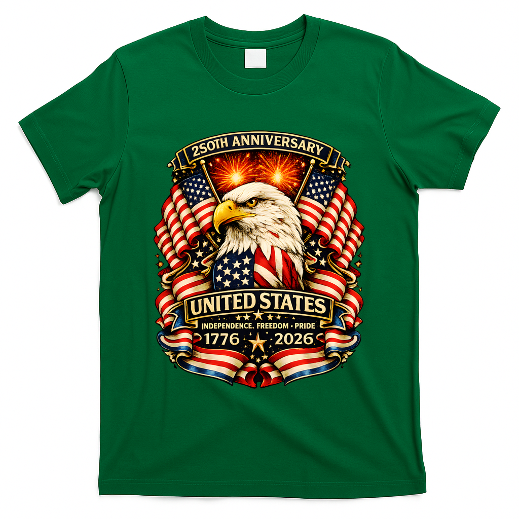 USA Independence 250th Anniversary 1776 2026 T-Shirt