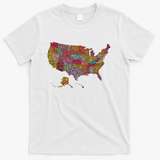 US map - White