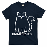 Unimpressed Funny Angry Cat T-Shirt