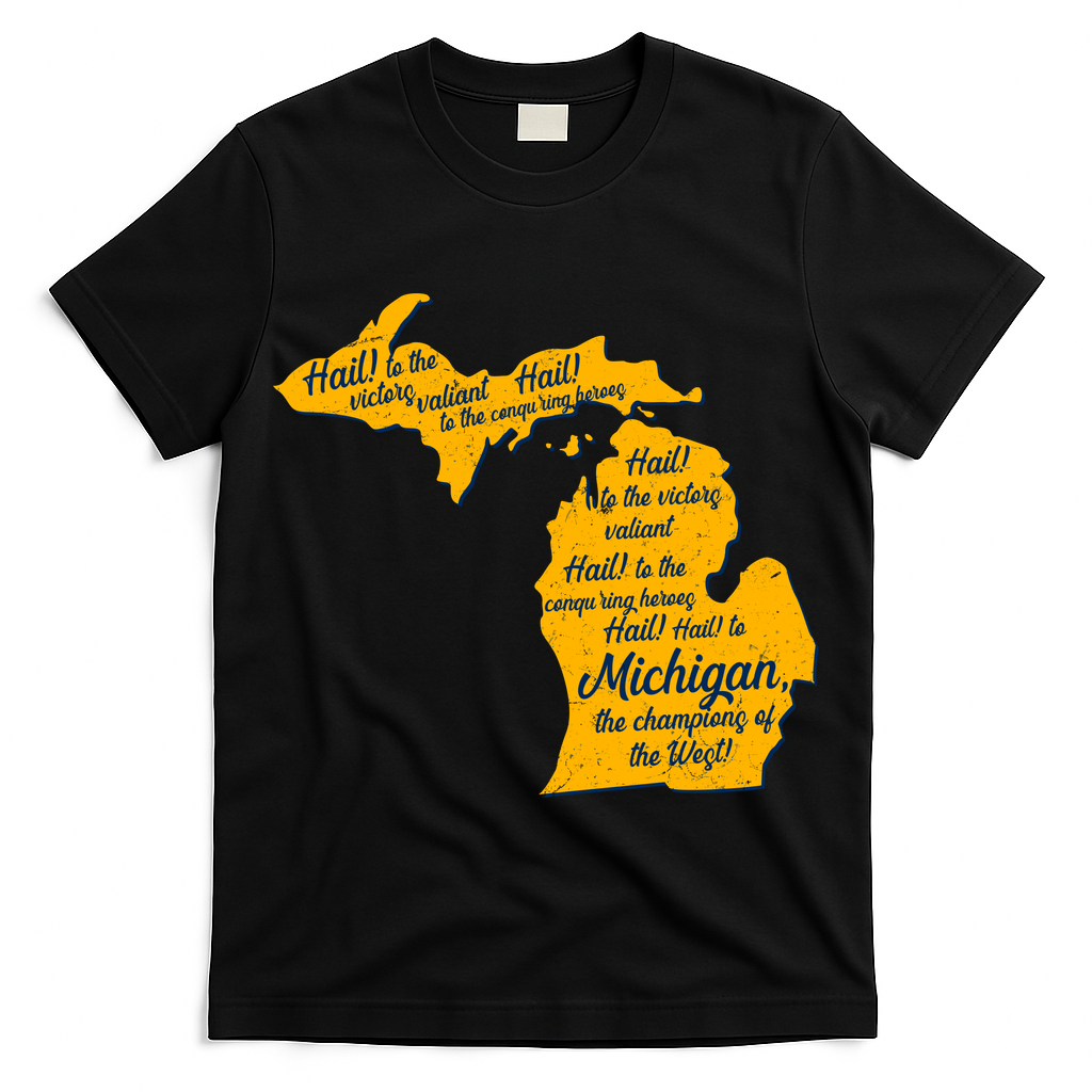 Michigan Fight Song College Sports Fan T-Shirt