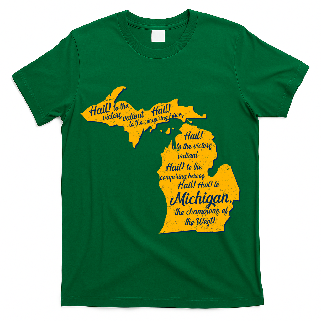 Michigan Fight Song College Sports Fan T-Shirt