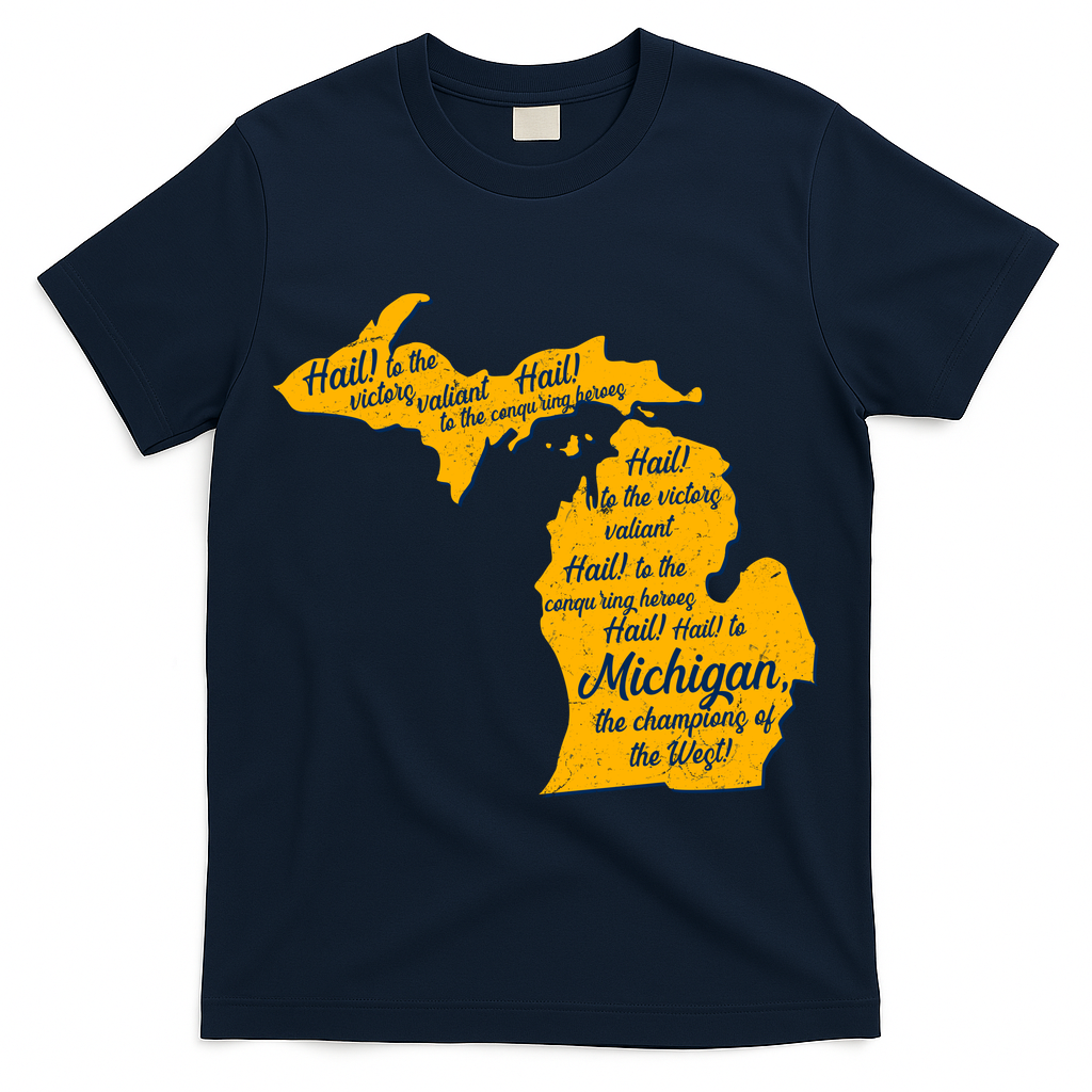 Michigan Fight Song College Sports Fan T-Shirt