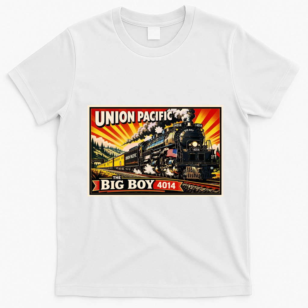 Union Pacific 4014 Big Boy T-Shirt - White