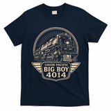 Union Pacific 4014 Big Boy Vintage Steam Engine T-Shirt - Navy Blue