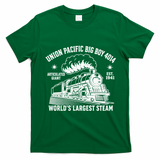 Union Pacific Big Boy 4014 Steam Train T-Shirt - Irish Green