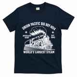 Union Pacific Big Boy 4014 Steam Train T-Shirt - Navy Blue