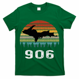 Upper Peninsula Michigan Mi Up Retro 906 Yooper T-Shirt